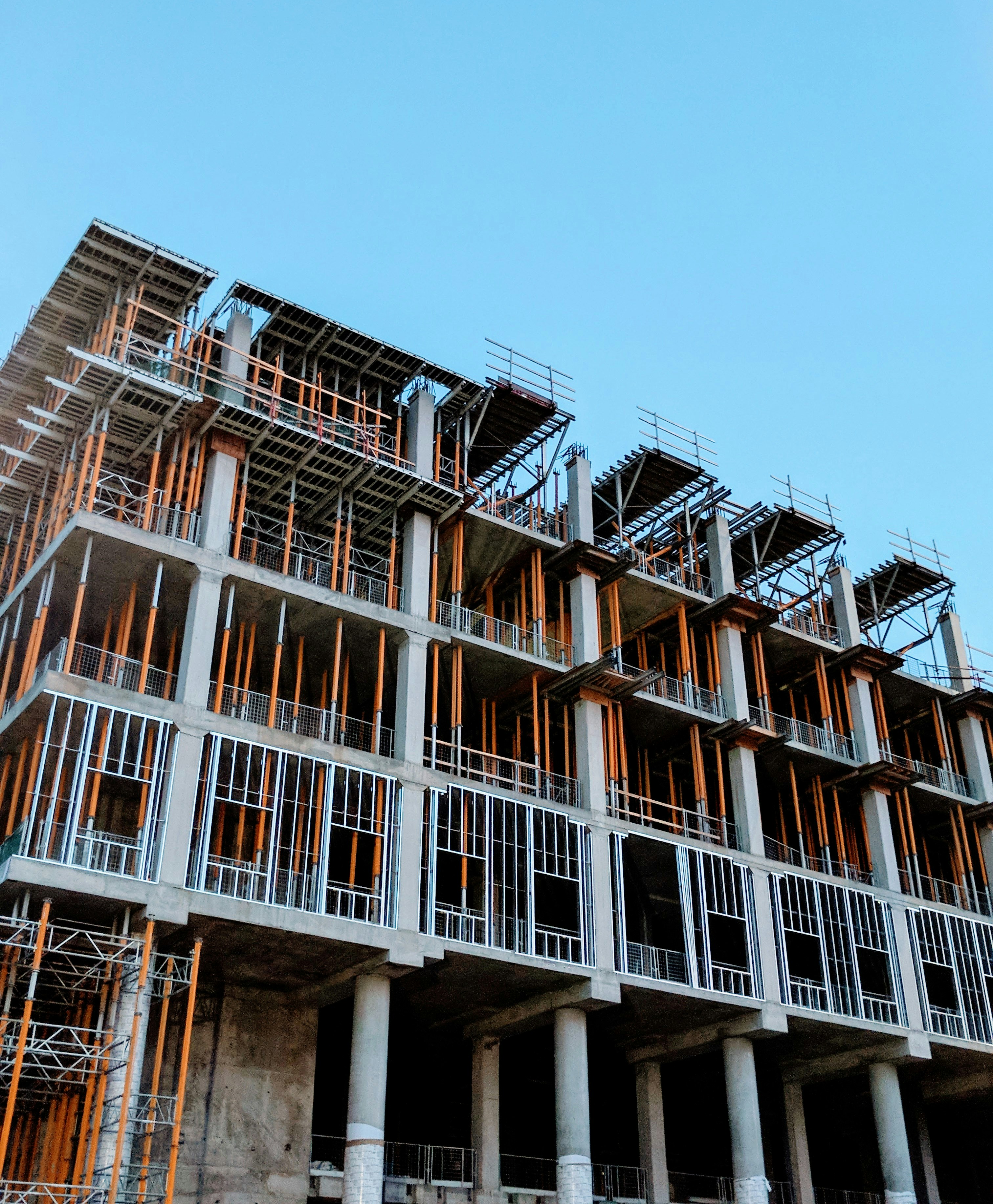 Mexican residential tower under construction