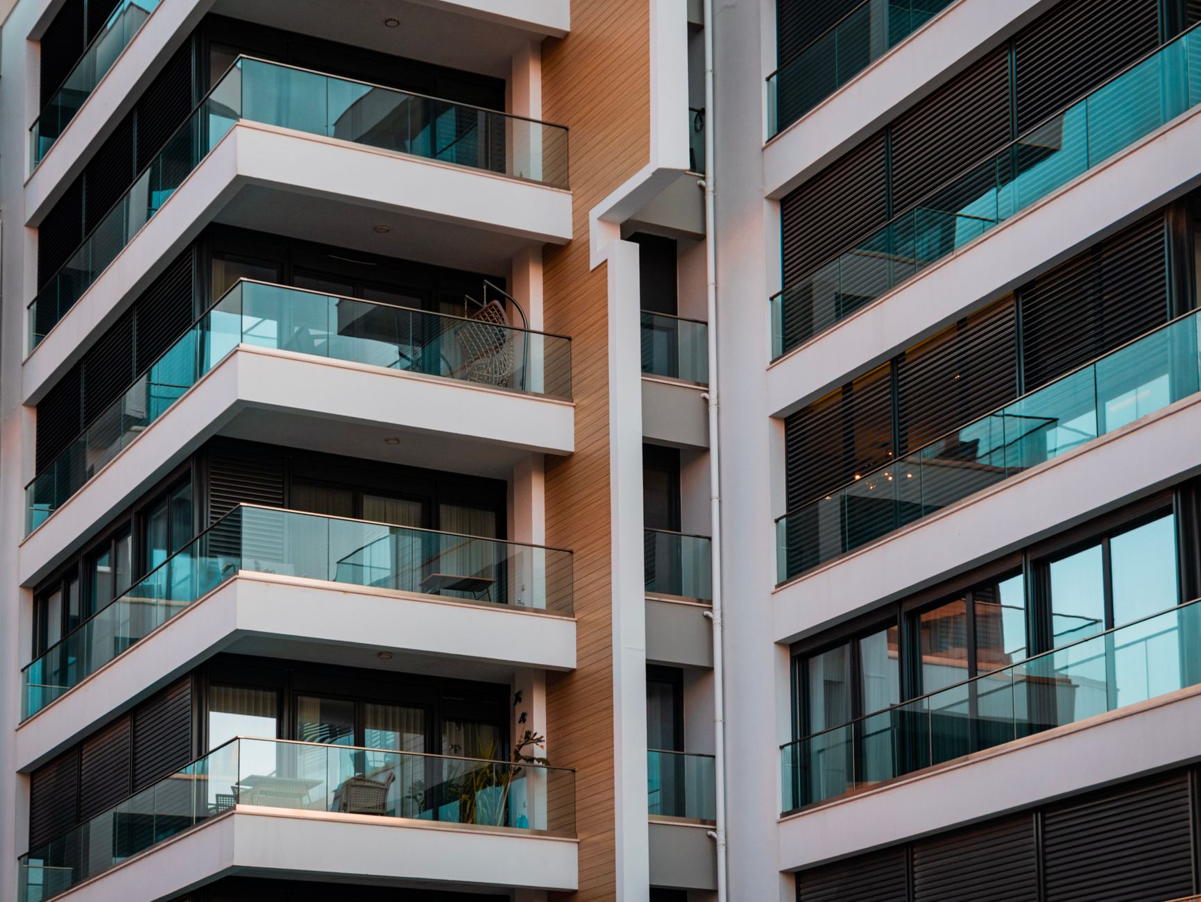 Modern luxury residential building in Mexico